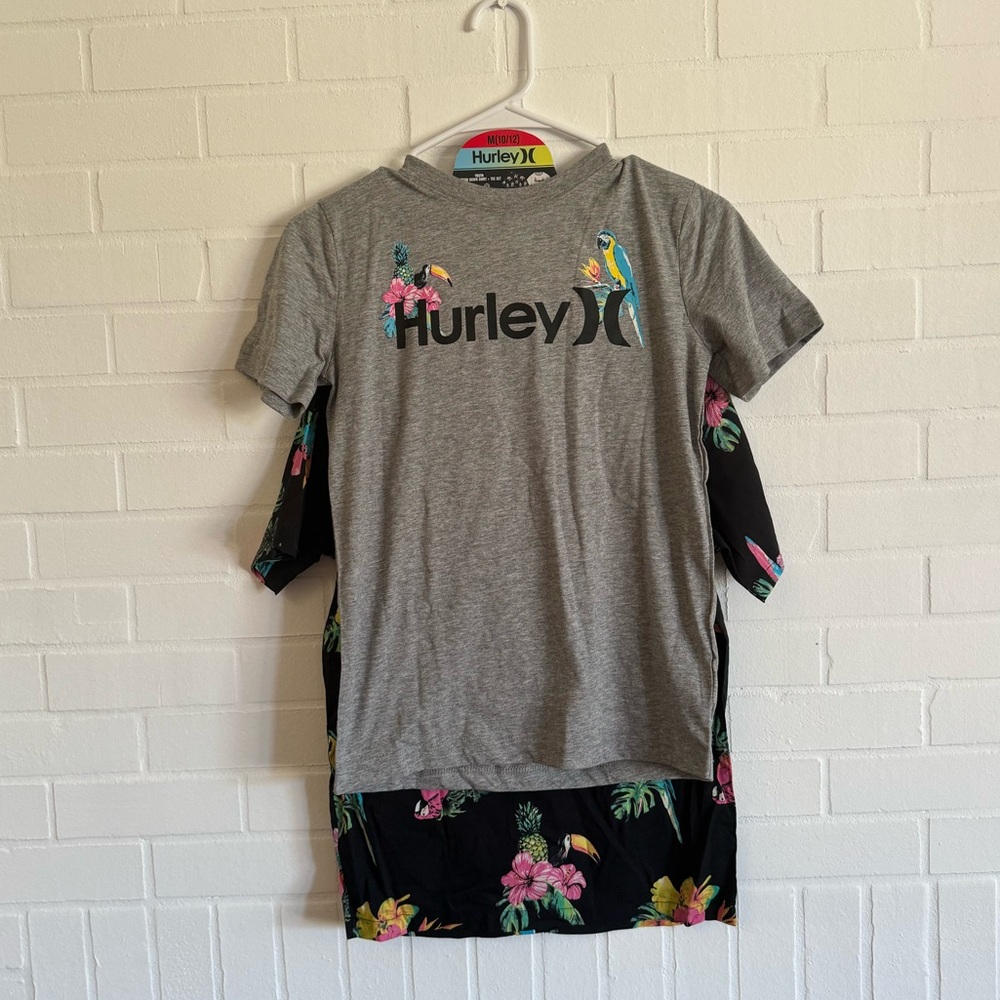 NWT Boys Hurley 2 Piece Shirt Set - Picture 7 of 13